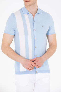 Мужской голубой свитер - U.s. polo assn фото 6