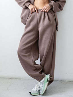 Брюки свободного кроя утепленные с защипами - My фото 23