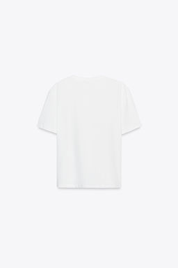 T-SHIRT WITH FRONT BOW - Zara фото 6