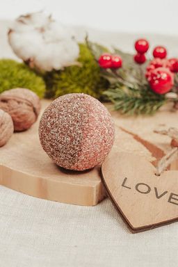 Бомбочка для ванны с афродизиаками Клубника в шоколаде - Siberina фото 7