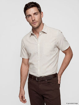 Рубашка мужская Regular Fit в клетку