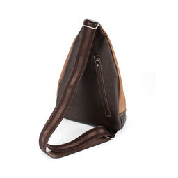 Рюкзак муж натуральная кожа Croco-СМ-860 (однолямочный), 1отд, плеч/рем-стропа, коричневый св флотер/корич флотер (268/116) 259173  фото 2