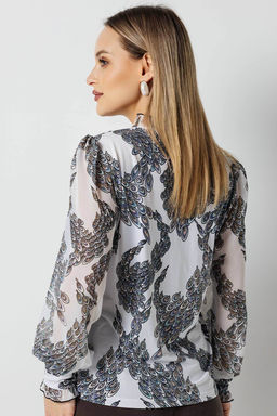 Блузка женская 7053/32/Мультиколор - Rise фото 4
