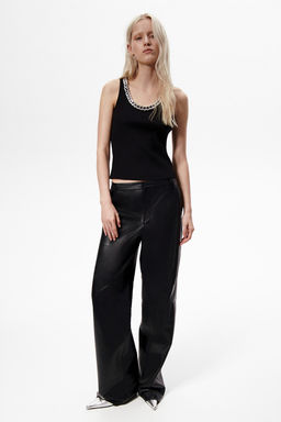 Top de canale con cadena decorativa - H&m фото 3