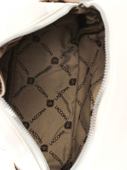 LACCOMA рюкзак Жизель-белый эко кожа хлопок  фото 7