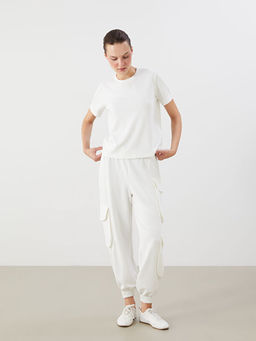 Bisiklet Yaka Nak??l? Kad?n Ti??rt