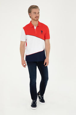 U. S. Polo Assn / Мужская красная футболка - U.s. polo assn фото 4