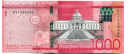 Банкнота 1000 песо 2020 года Доминиканская республика