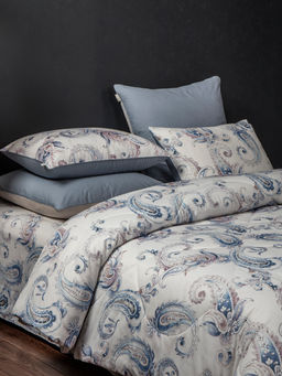 Комплект с одеялом Нельсон (молоко голубое небо) ABC Cotton