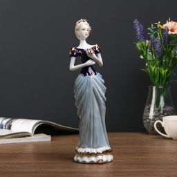 Фигура керамика «Мадмуазель Лилия», 29.5×8×8.5 см