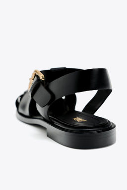 FLAT CAGE SANDALS - Zara фото 10