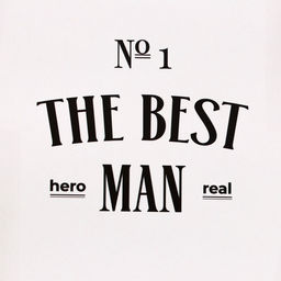 Пакет подарочный ламинированный The Best man,13?23?7 см