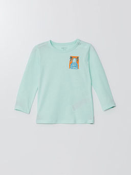 Bisiklet Yaka Bask?l? K?z Bebek Pijama Tak?m - Waikiki фото 2