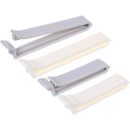 Цена за 5 шт. Зажим для пакета 4шт (2шт*10,5см,2шт*8см)