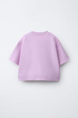 CAMISETA FELPA JOGGING / Malva claro - Zara фото 3