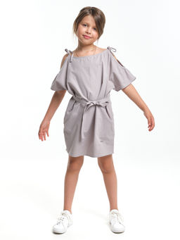 Платье летнее из хлопка UD 7937 св.серый - Mini maxi фото 24