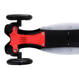 Самокат 3-х колесный ROCKET,колеса PU со светом, ABEC 7, черный