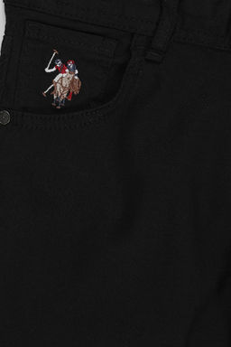 Erkek Гocuk Siyah Kanvas Pantolon - U.s. polo assn фото 3