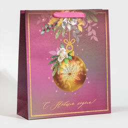 Пакет ламинированный вертикальный Нежность, M 26 30 9 см