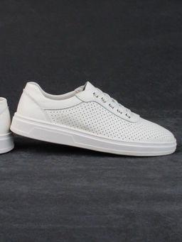 05-PDXL143-2 BEIGE Кроссовки женские (натуральная кожа) - Фабричный китай фото 14