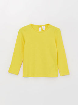 Bisiklet Yaka Uzun Kollu Basic K?z Bebek Pijama Tak?m? - Waikiki фото 2