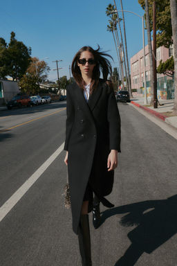 LONG DOUBLE-BREASTED COAT - Zara фото 13