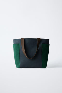 PATCHED TOTE BAG - Zara фото 5