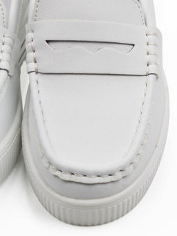 06-YD267-1 WHITE Туфли женские (натуральная кожа)