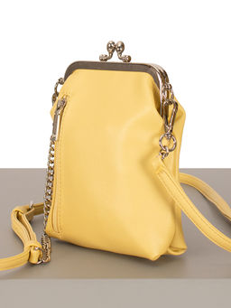 LACCOMA сумка Мальвина-Л815-песочно-желтый эко кожа хлопок  фото 2