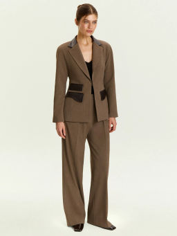 Жакет приталенного кроя, ML871/samba - Emka фото 3