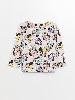 Bisiklet Yaka Minnie Mouse Bask?l? K?z Bebek Pijama ?st - Waikiki фото 3