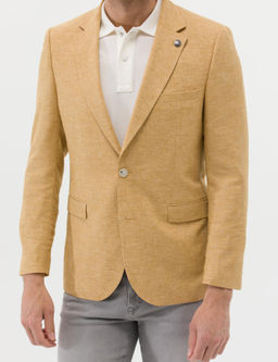 Sar_ Ekstra Slim Fit Keten Kar___ml_ Blazer Ceket