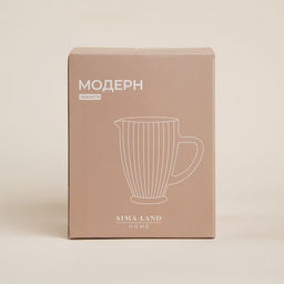 Кувшин SL Home «Модерн», 1.2 л, 19.5×13×18.5 см, стекло, прозрачный