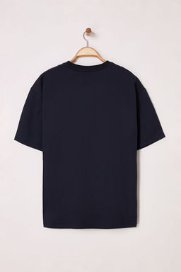 TRENDYOL MAN Lacivert Oversize/Genis Kesim Etnik Nak?sl? T-Shirt TMNSS25TS00167 - Trendyolmilla фото 3