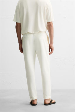 EASY CARE JOGGER WAIST TROUSERS - Zara фото 22