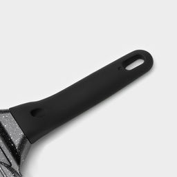 Сковорода-оладница Доляна Petit, 18×18 см, литой алюминий, индукция, чёрная