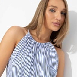 Комбинезон лёгкий, Проникновение в образ (полоска, с поясом) - Charutti фото 21