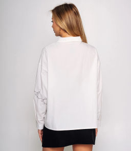 Рубашка #КТ2210 (3), белый - Dommod фото 3