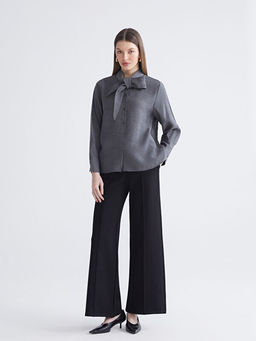 Standart Fit Geni? Pa?a Kad?n Pantolon