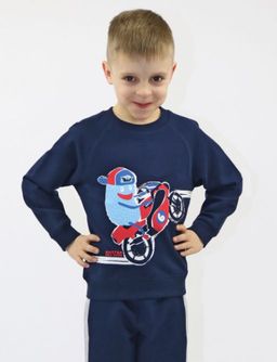 CRB wear/CWK 62492 Джемпер для мальчика, темно-синий/Ex.Cherubino