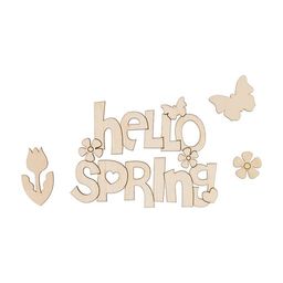 Заготовка для декорирования Mr. Carving ВД-704 Набор фанера 0.3 см СК/Распродажа Hello Spring (2-10см) фото 3