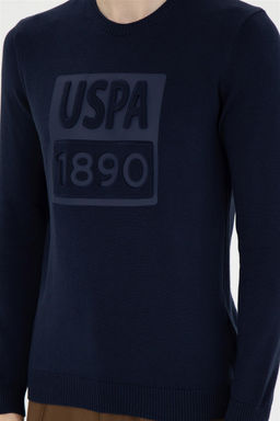 U. S. Polo Assn / Мужской темно-синий свитер - U.s. polo assn фото 6