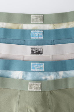 6-14 A?OS/ PACK CINCO B?XER ETIQUETA / Multicolor - Zara фото 2
