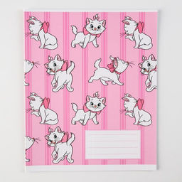 Цена за 10 шт. Тетрадь в клетку 12 листов, 5 видов МИКС, обложка мелованный картон, Коты Аристократы