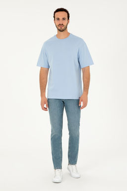 Мужская голубая футболка Неожиданная скидка в корзине - U.s. polo assn фото 4