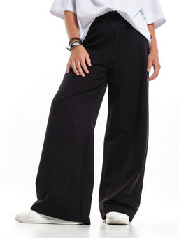 Брюки палаццо синие школьные штаны детская одежда девочке 22-7325 синий - Mini maxi фото 17