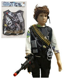 Игровой набор "Полицейский" бронежилет, автомат, наручники, аксесс. (Y18999089) в пакете 36*56см