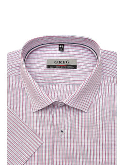 Сорочка мужская короткий рукав GREG 164/201/6136/Z/1p