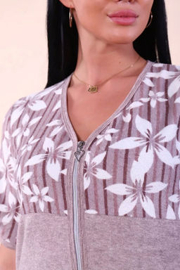 503 Халат махровый Цветы