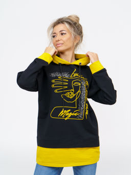 845 Туника "горчичный"